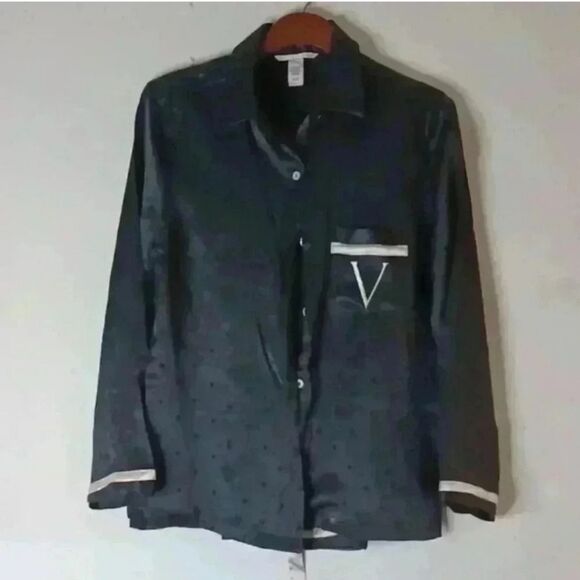 Victorias Secret Shirt  Button Up Pajama set - Picture 1 of 12